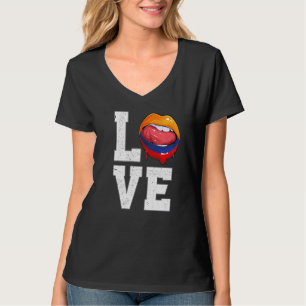 Colombia Flag Soccer Fan Love Colombian T-Shirt