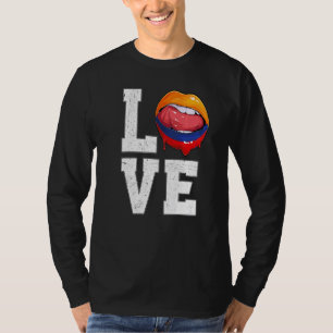 Colombia Flag Soccer Fan Love Colombian T-Shirt