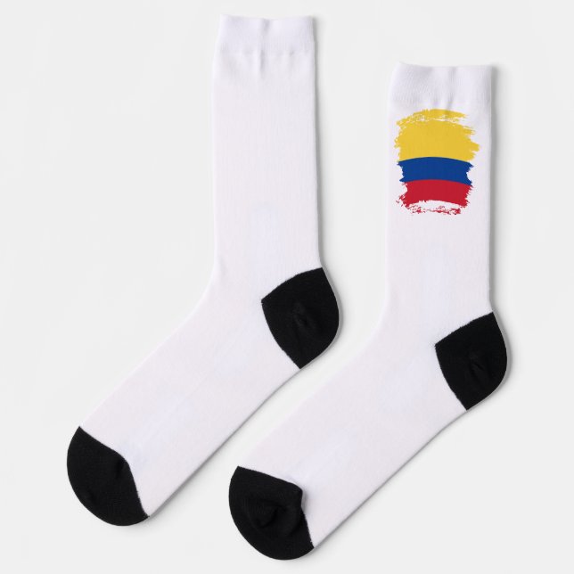 Colombia flag socks (Left)