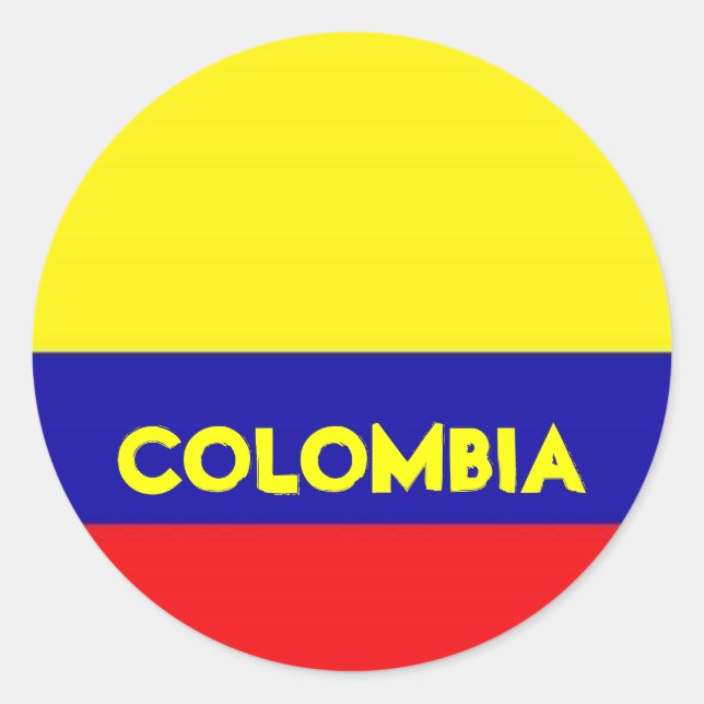 Colombia Flag stickers (Front)