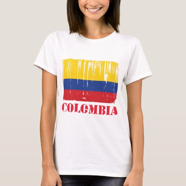 Colombia Flag T-Shirt (Front)