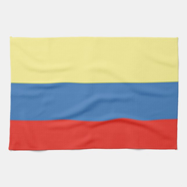 Colombia Flag Tea Towel (Horizontal)