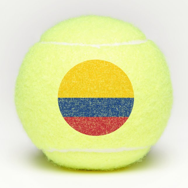 Colombia Flag Tennis Balls (Front)