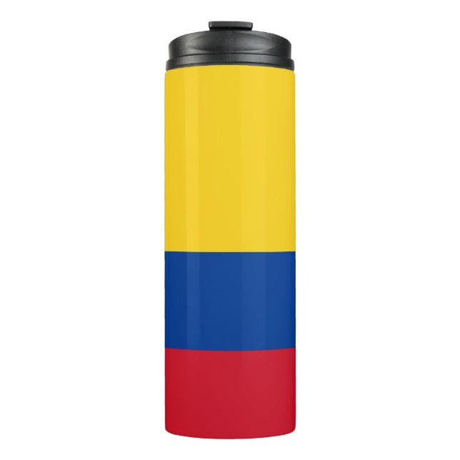 Colombia flag thermal tumbler (Front)