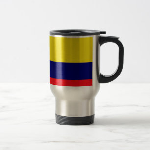 Colombia flag travel mug