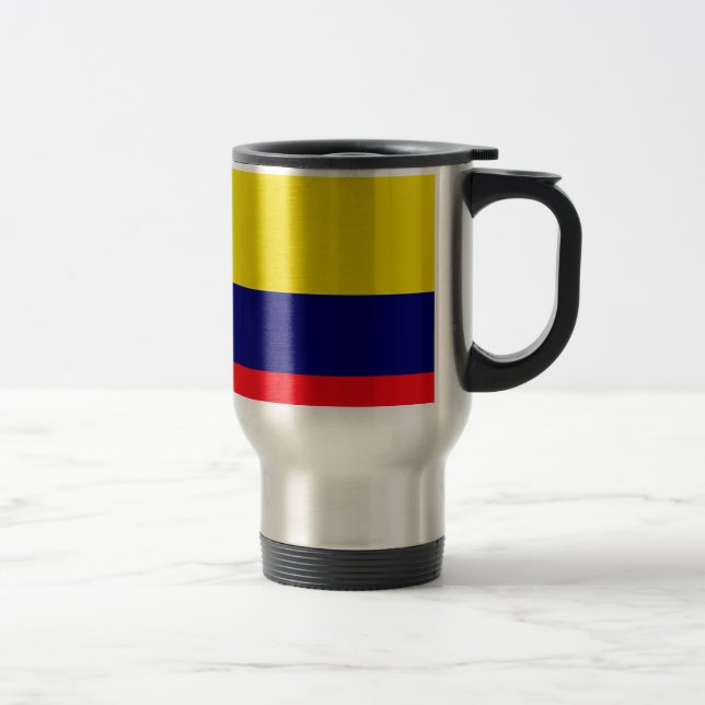 Colombia flag travel mug (Right)