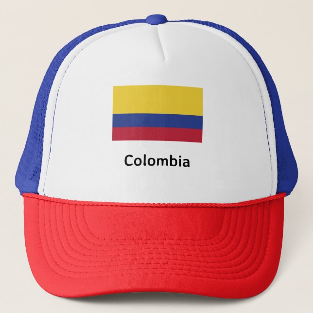 Colombia Flag Trucker Hat (Front)