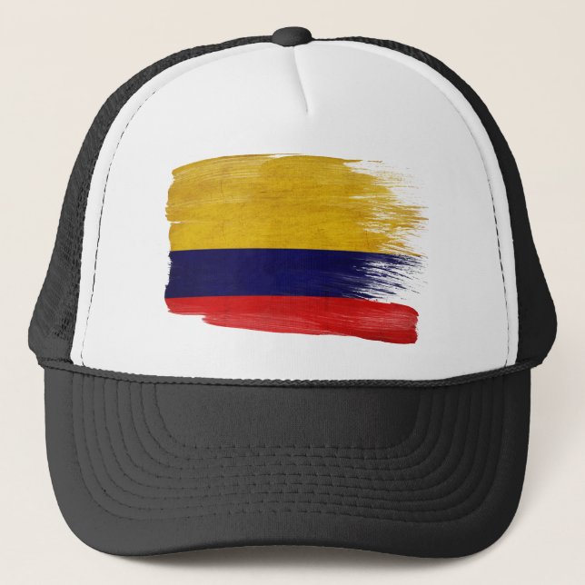 Colombia Flag Trucker Hat (Front)