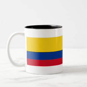 Colombia Flag Two-Tone Coffee Mug
