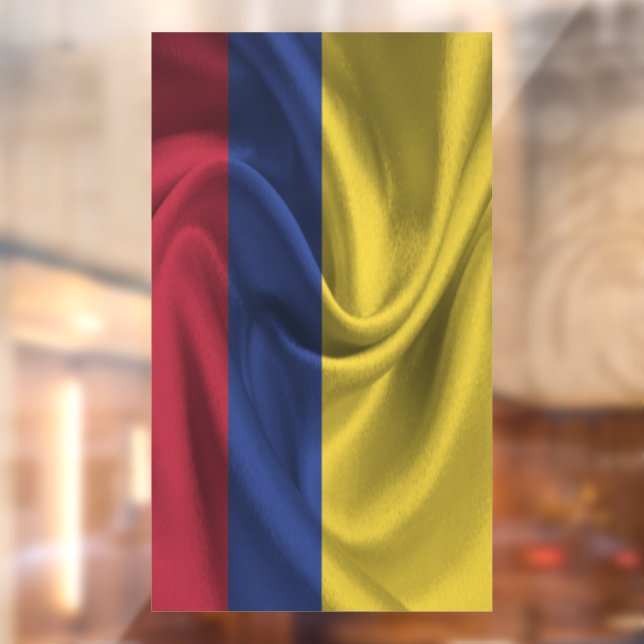 Colombia Flag Window Cling (Sheet 2)