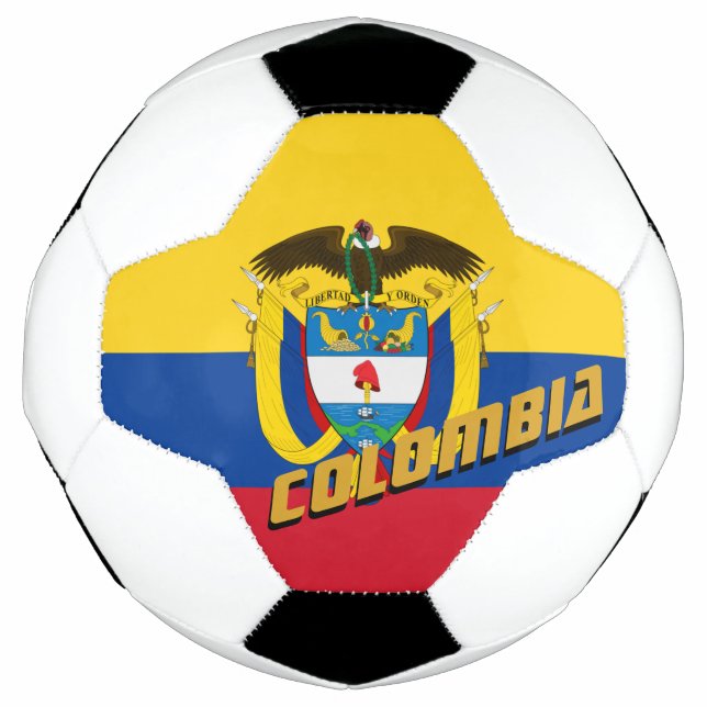 Colombia Football & Colombian Flag / Sports (Front)