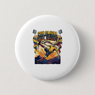 Colombia Goal Energy Skeleton Striker Nations Crea 6 Cm Round Badge