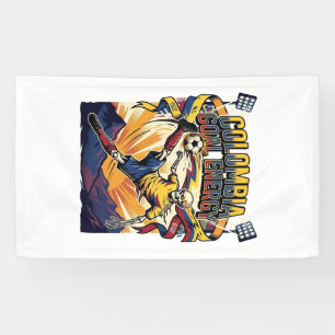 Colombia Goal Energy Skeleton Striker Nations Crea Banner
