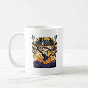 Colombia Goal Energy Skeleton Striker Nations Crea Coffee Mug