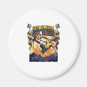 Colombia Goal Energy Skeleton Striker Nations Crea Magnet