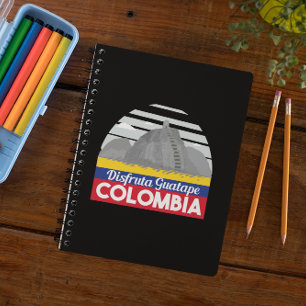 Colombia Guatape Vintage Travel Notebook