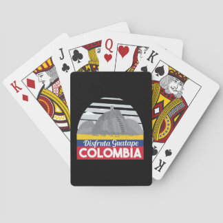 Colombia Guatape Vintage Travel  Playing Cards