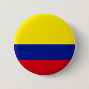 Colombia High quality Flag 6 Cm Round Badge
