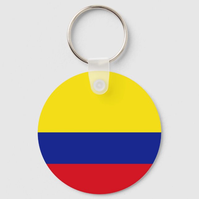 Colombia High quality Flag Key Ring (Front)