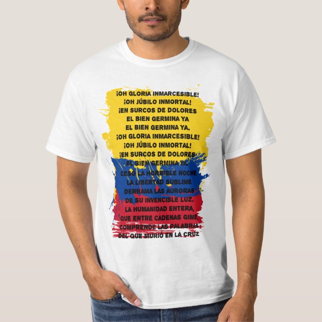Colombia - Himno Nacional T-Shirt (Front)