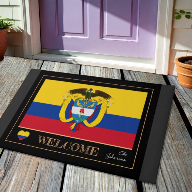 Colombia house mat, Colombian Flag sports /Welcome Doormat (Creator Uploaded)