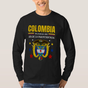 Colombia Independence Day July 20 Colombia Flag T-Shirt