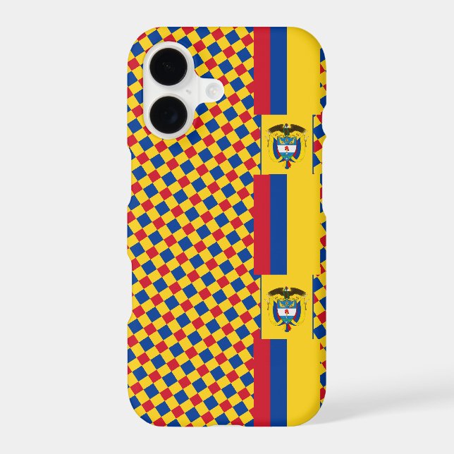 Colombia iPhone case, modern, Colombian Flag (Back)