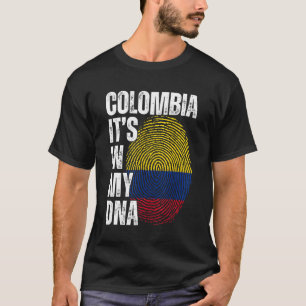 Colombia It's In My DNA Matching Colombian Men Wom T-Shirt