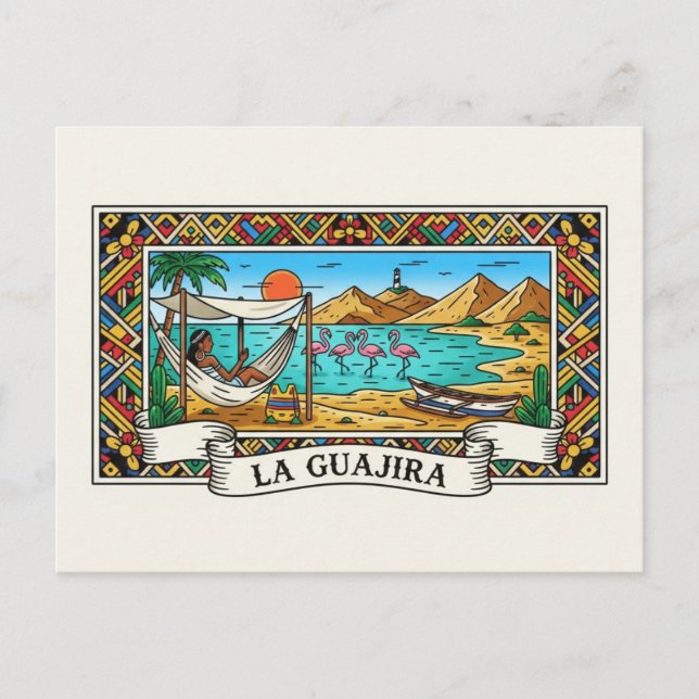 Colombia La Guajira Desert Postcard (Front)