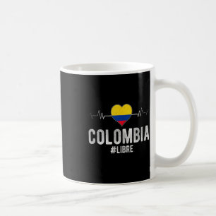 Colombia #libre Colombia Libre Flag Colombian Patr Coffee Mug