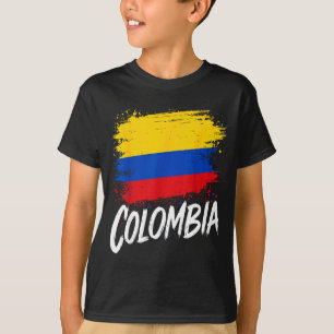 Colombia Lover Colombian Flag T-Shirt