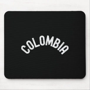 Colombia Map Quote Graphic Colombian Outline Mouse Mat