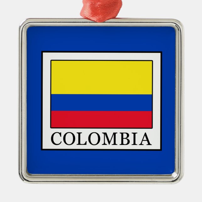Colombia Metal Tree Decoration (Front)