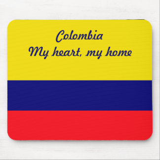 Colombia my heart my home mouse mat