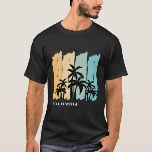 Colombia Palms Souvenir Beach Latin America Medell T-Shirt