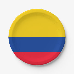 Colombia Paper Plate