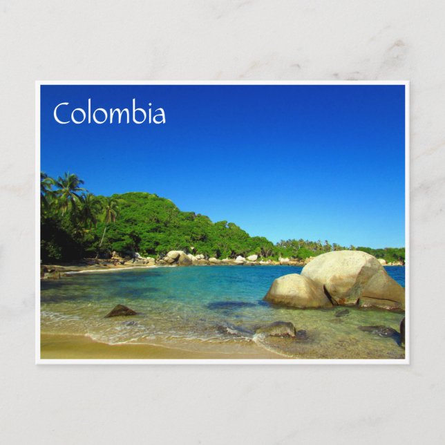 colombia parque nacional tayrona postcard (Front)