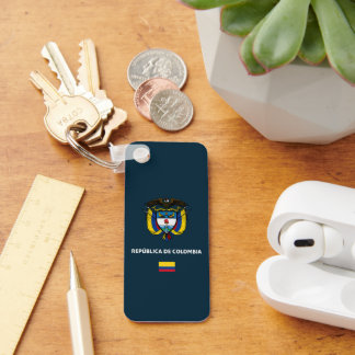 Colombia passport phone case key ring