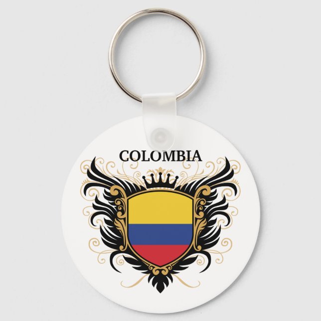 Colombia [personalise] key ring (Front)
