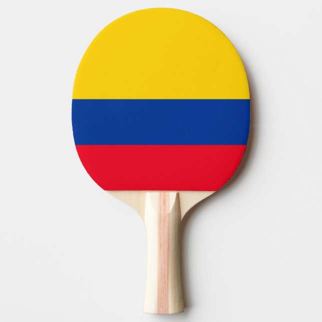 Colombia Ping Pong Paddle (Front)