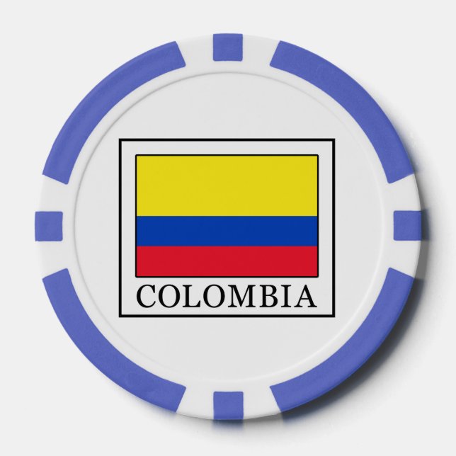 Colombia Poker Chips (Front)