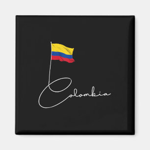 Colombia Pride Flag Colombian National Expat Patri Magnet