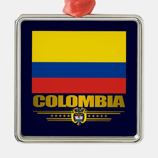 "Colombia Pride" Ornament (Front)