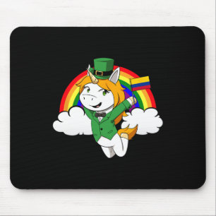 Colombia Proud Colombian Flag St. Patricks Day Uni Mouse Mat