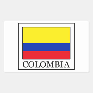Colombia Rectangular Sticker