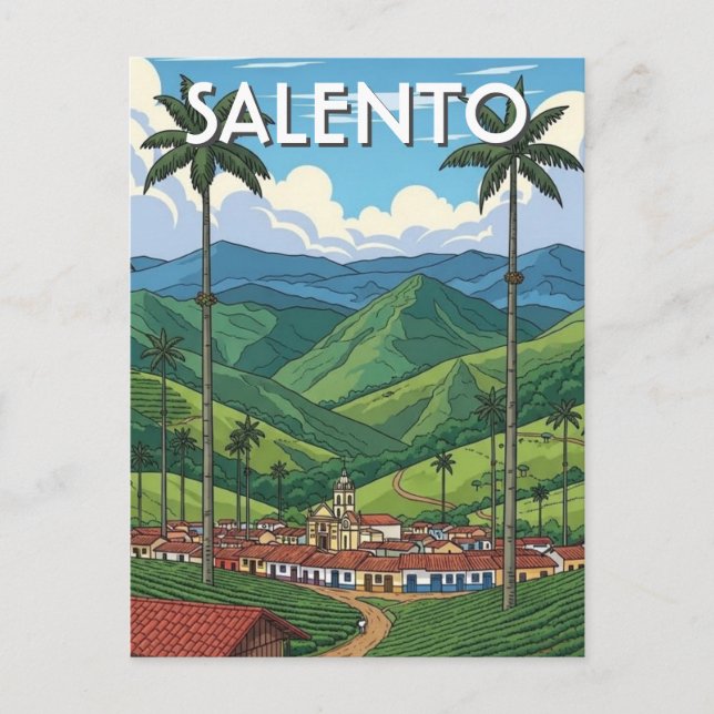 Colombia Salento Postcard (Front)