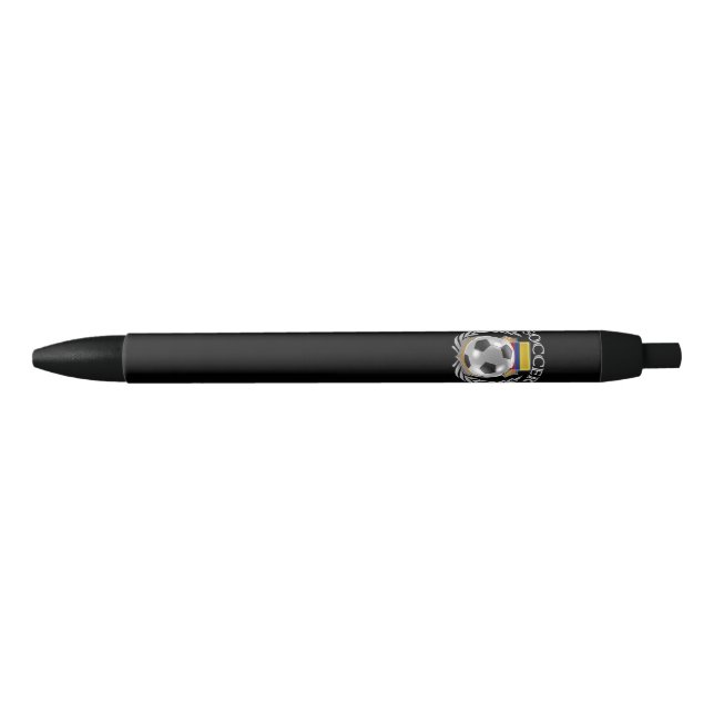 Colombia Soccer 2016 Fan Gear Black Ink Pen (Front)