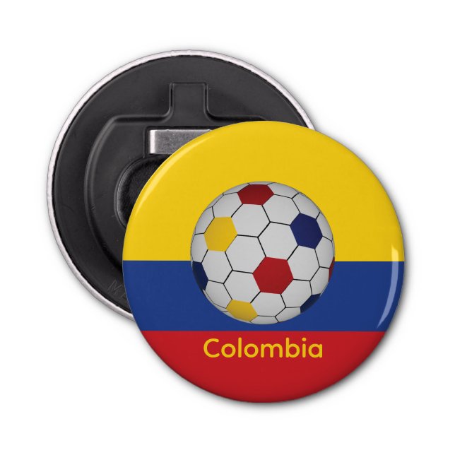 Colombia Soccer Bottle Opener (Front)