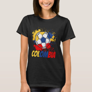 Colombia Soccer Colombian Flag Men Women Kids T-Shirt