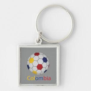 Colombia Soccer Keychain